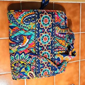 VERA BRADLEY HANGING TRAVEL TOILETRY COSMETIC CASE BAG